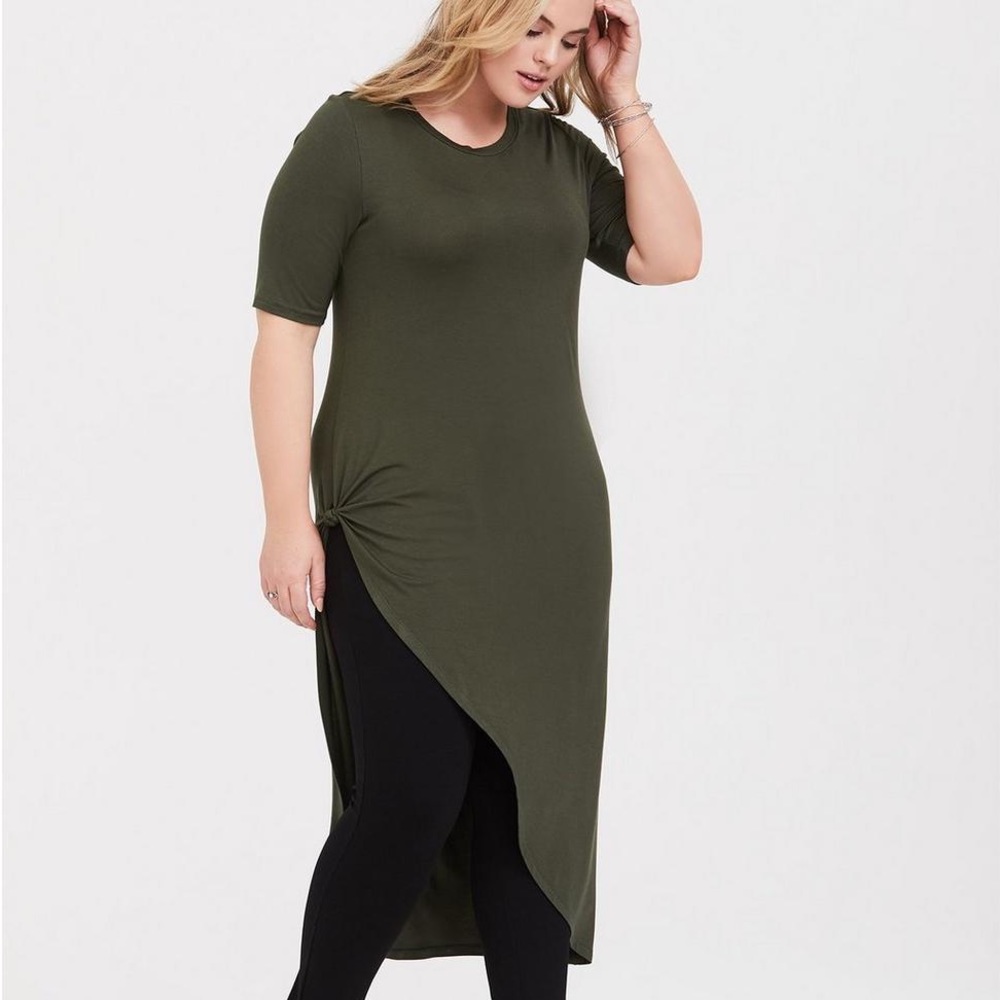 Asymmetrical Maxi Tunic Top